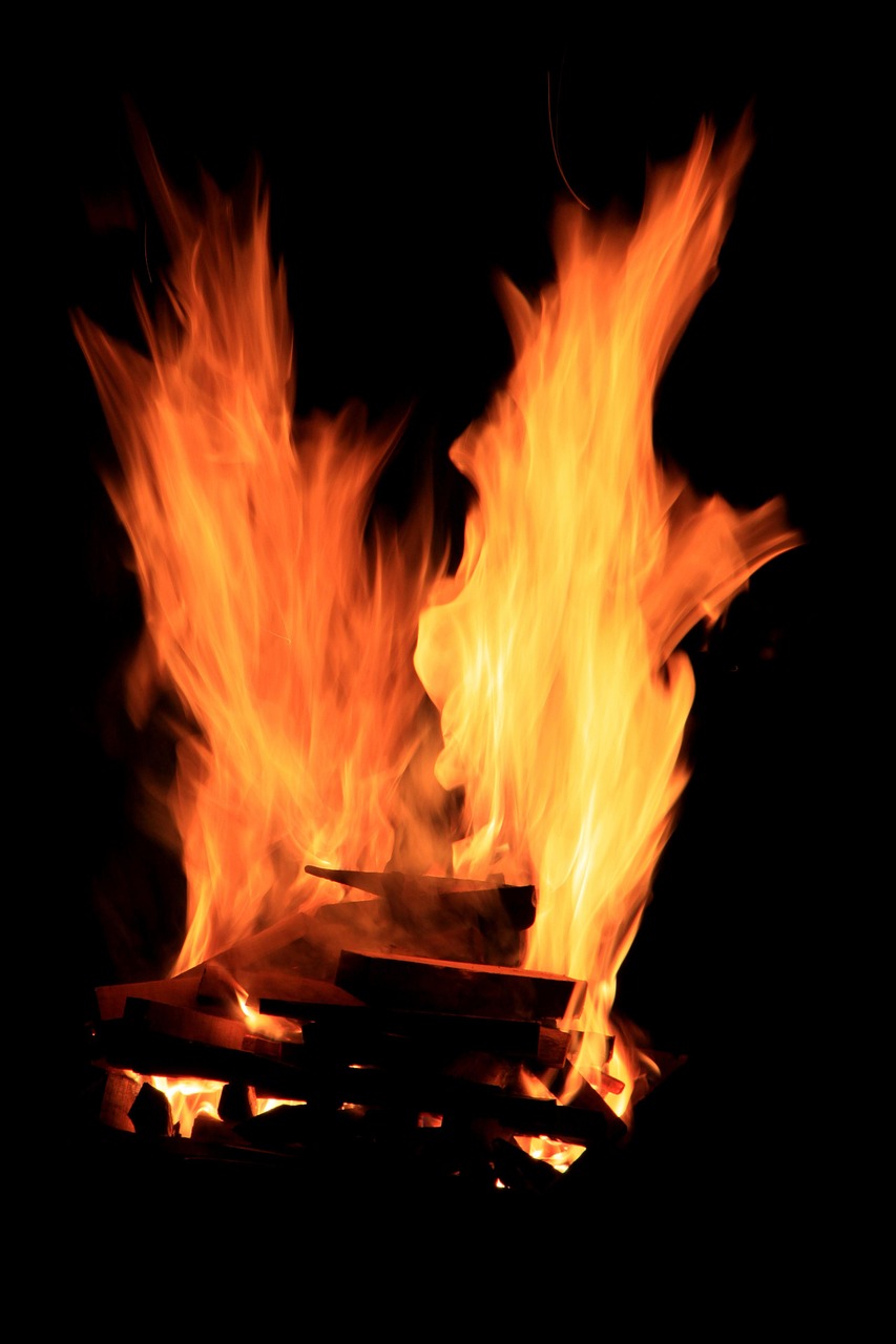 barbecue, bbq, fire, flames, grill, recreation, black fire